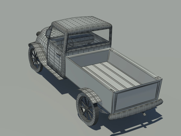 3d old truck model - old truck by Animation Anchor Line
